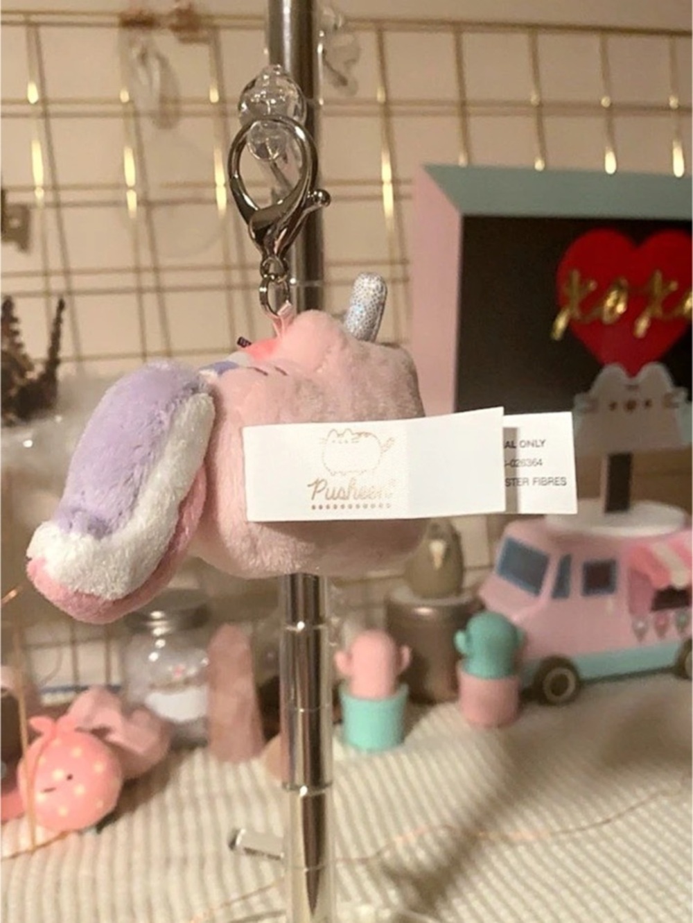 Pusheen Series 17 Magical Pusheenicorn Plush Keychain Pink Pusheenicorn - Picture 3 of 4